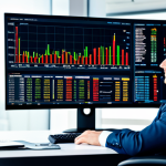 AI-Powered Financial Analysis**

A professional financial analyst, fully clothed in a modest business suit, sitting at a desk with multiple monitors displaying stock charts and financial data. The office is modern and brightly lit. The scene should convey intelligence and analytical thinking. Appropriate attire, safe for work, perfect anatomy, correct proportions, natural pose, professional photography, high quality, family-friendly.

**